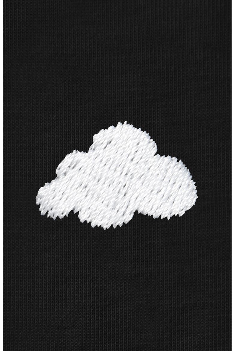 Womens Lil Cloud Lightweight Jersey Tee, Alternate, color, Black
