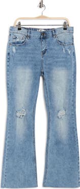 Madden Girl Distressed Bootcut Jeans