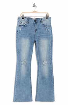 Madden Girl Distressed Bootcut Jeans