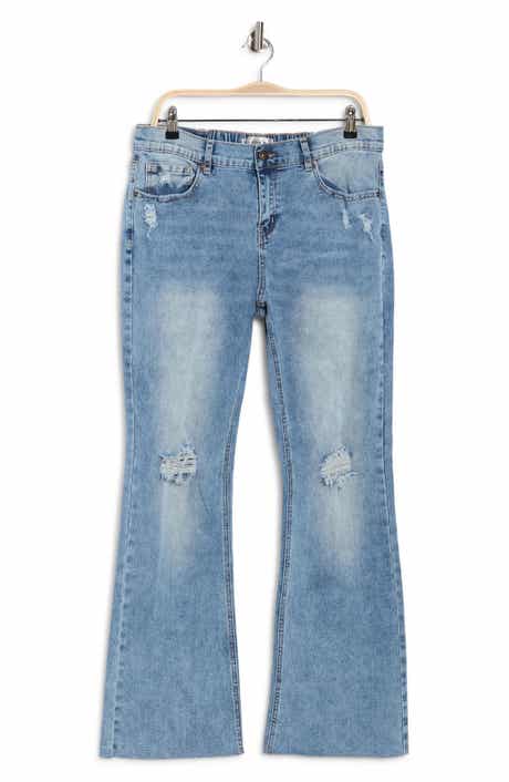 Madden Girl Distressed Bootcut Jeans