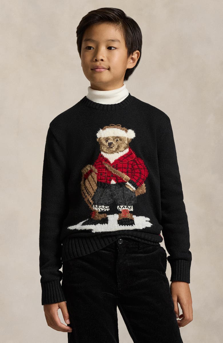 Polo Ralph Lauren Kids' Graphic Sweater, Alternate, color, 