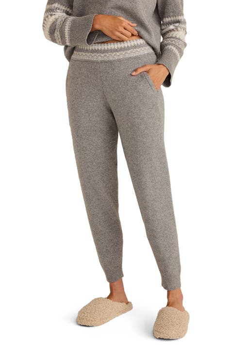 Organic Cotton Blend Nostalgic Fair Isle Joggers