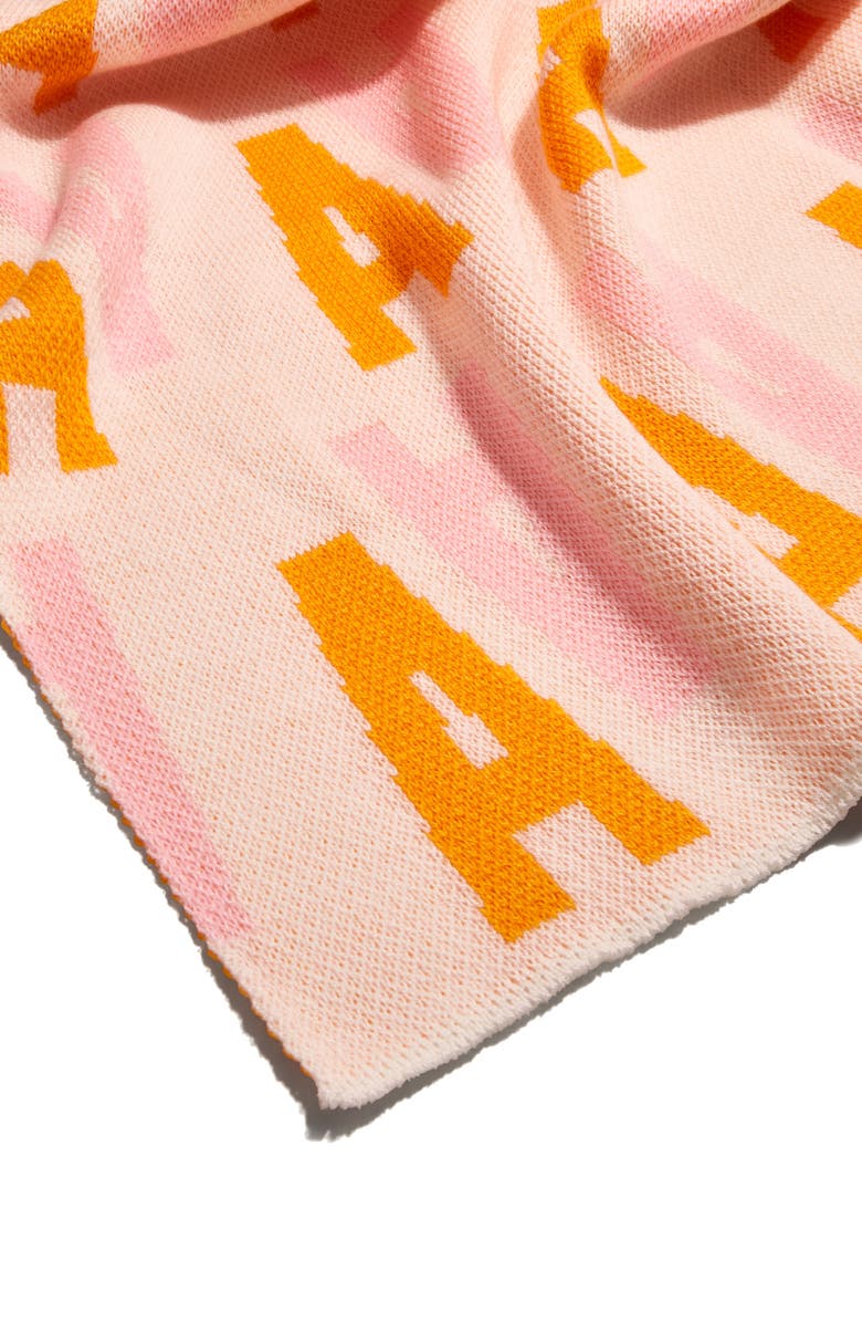 BaubleBar Mirror Image Letter Blanket, Alternate, color,