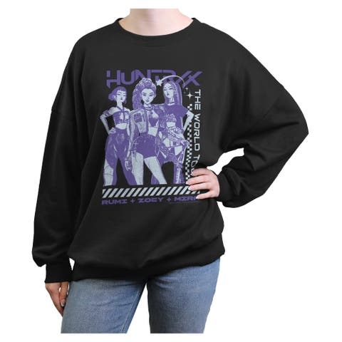 Junior's KPop Demon Hunters Rumi Zoey Mira Idols Tour  Sweatshirt