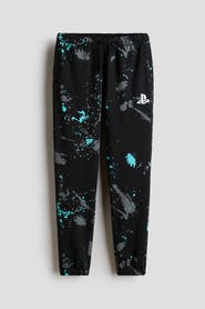 H&M Printed Brushed-inside Joggers