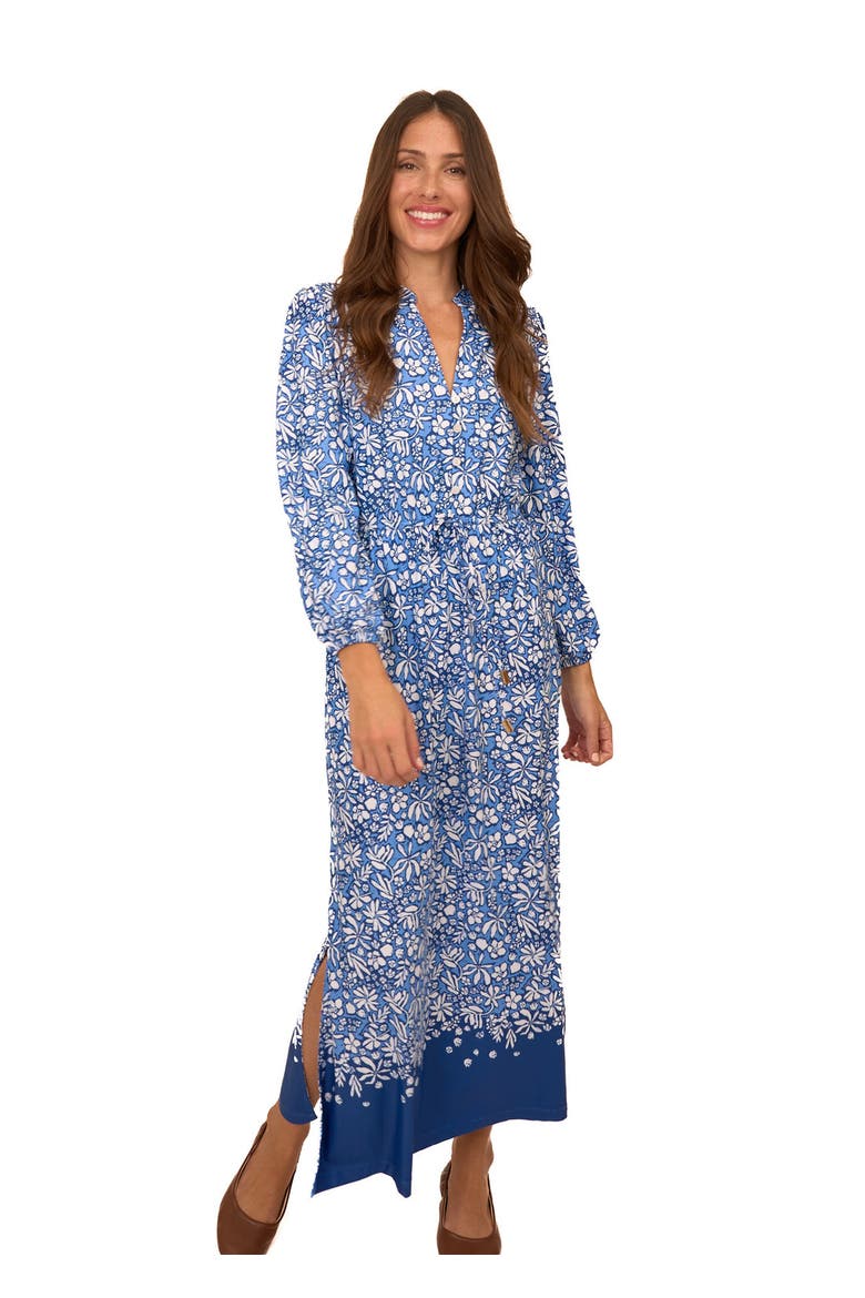 Button Down Maxi Dress, Main, color, Tahoe