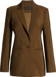 Endless Rose Tailored Single Button Blazer