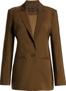 Endless Rose Tailored Single Button Blazer