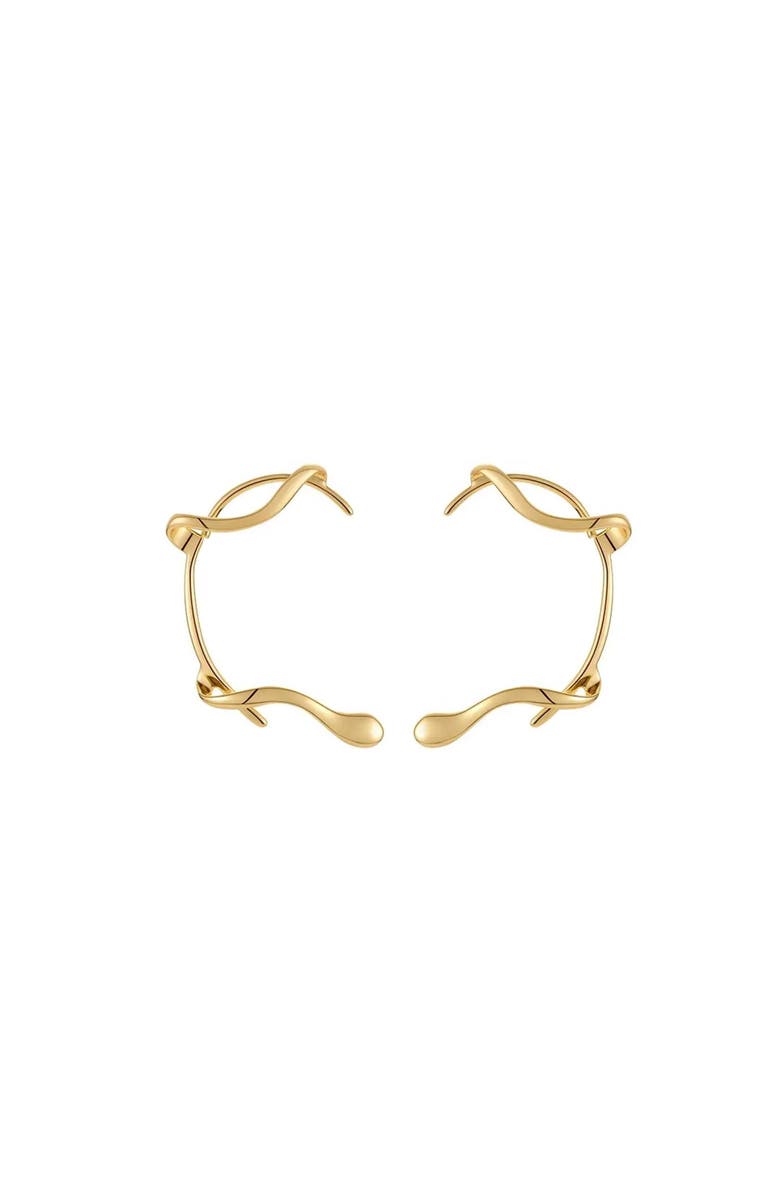 Outofoffice Modern Gold Ear Cuff Luxe, Main, color, Gold