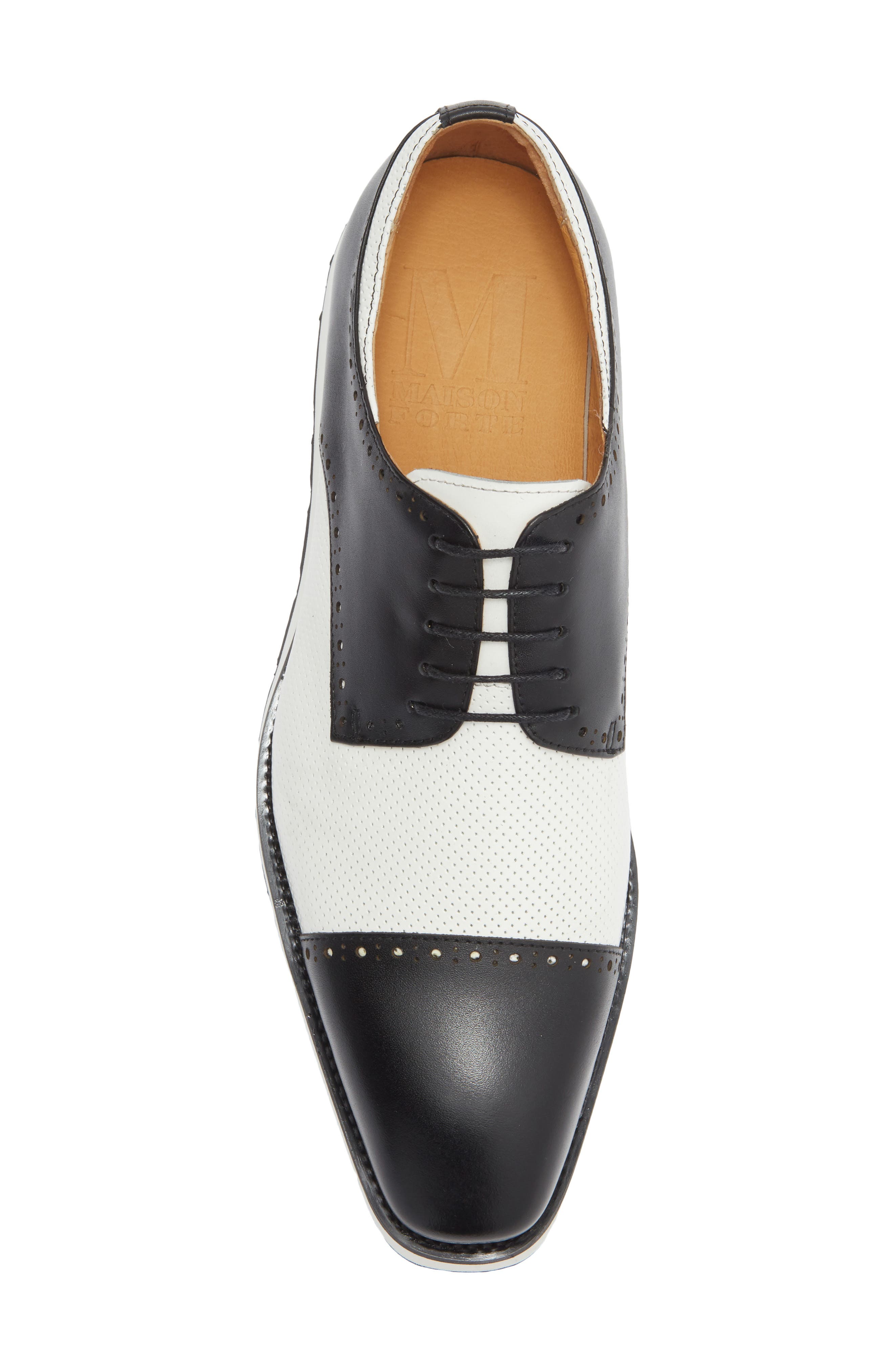 Maison Forte Saba Hybrid Oxford, Alternate, color, Black/ White