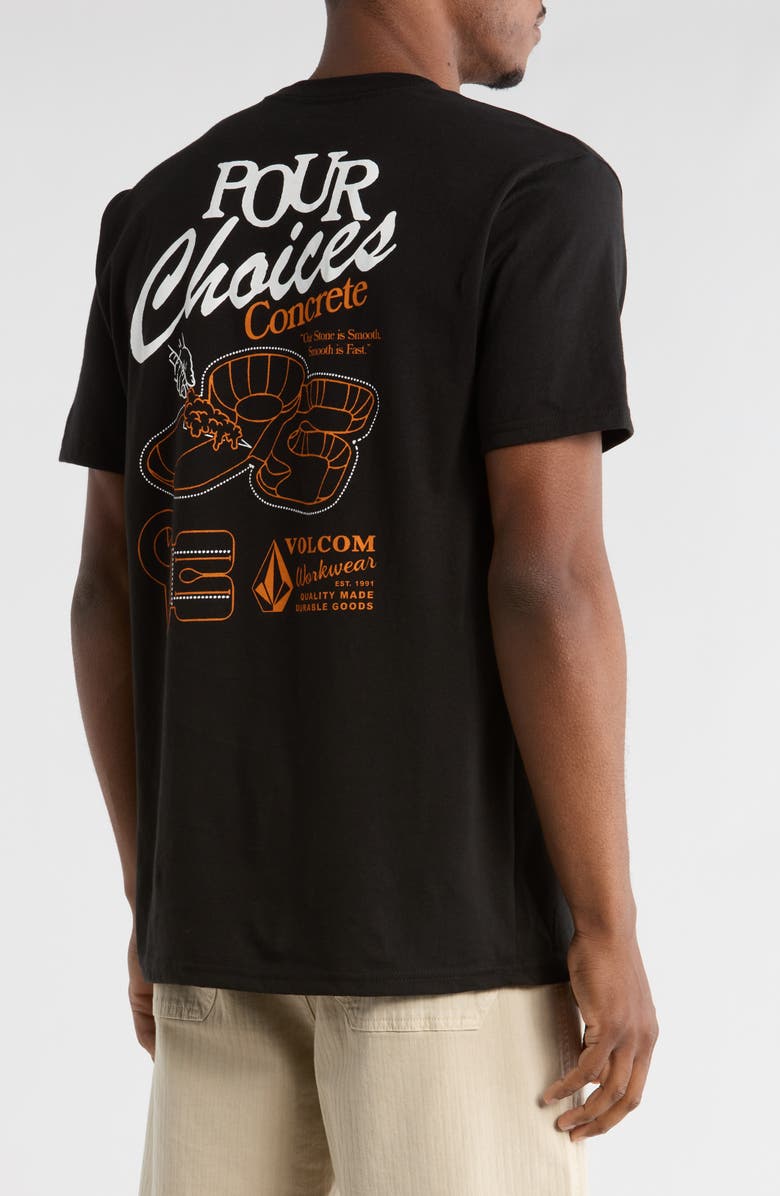 Volcom Pour Choices Graphic T-Shirt, Alternate, color, Black