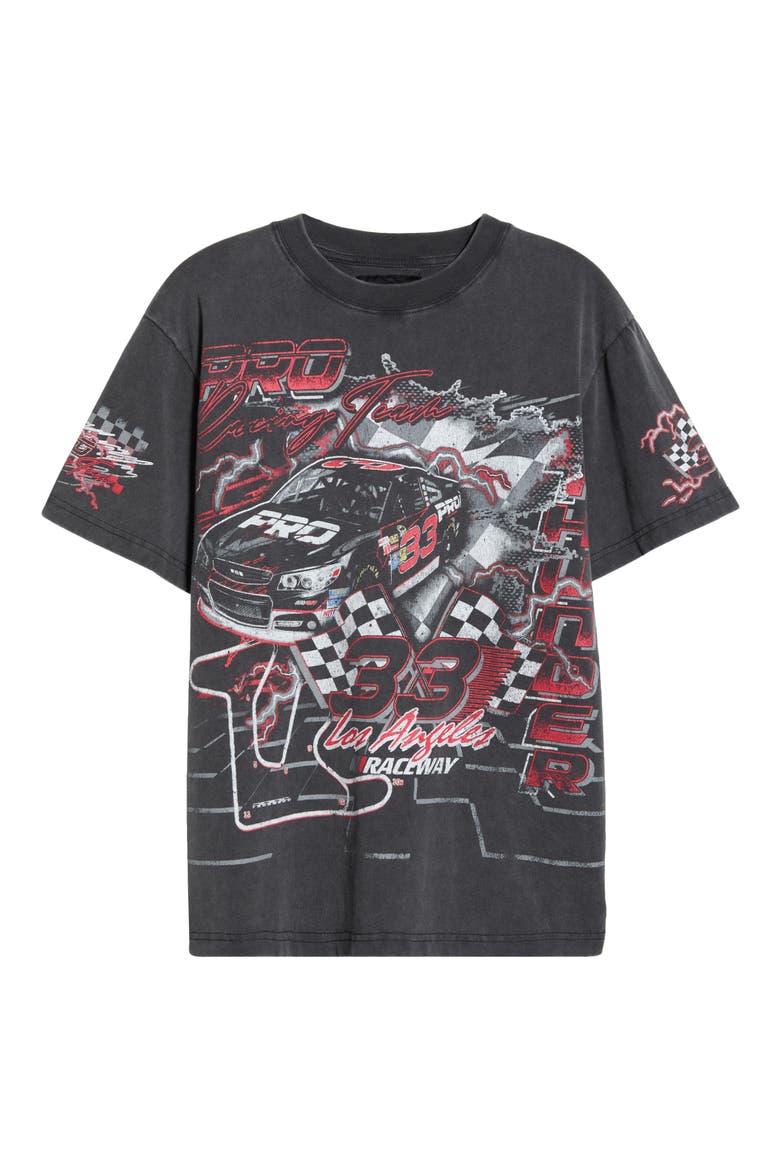 Pro Tour Vintage Cotton Graphic T-Shirt, Alternate, color, BLACK