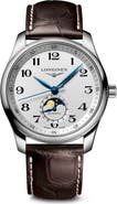 Longines MASTER AUTOMATIC LEATHER STRAP