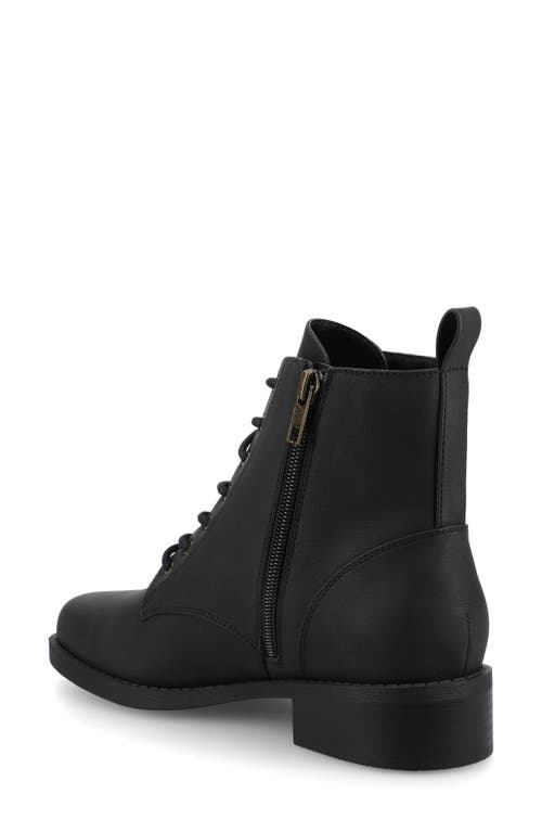 Journee Collection Kodah Ankle Boot- Wide Width Available In Black