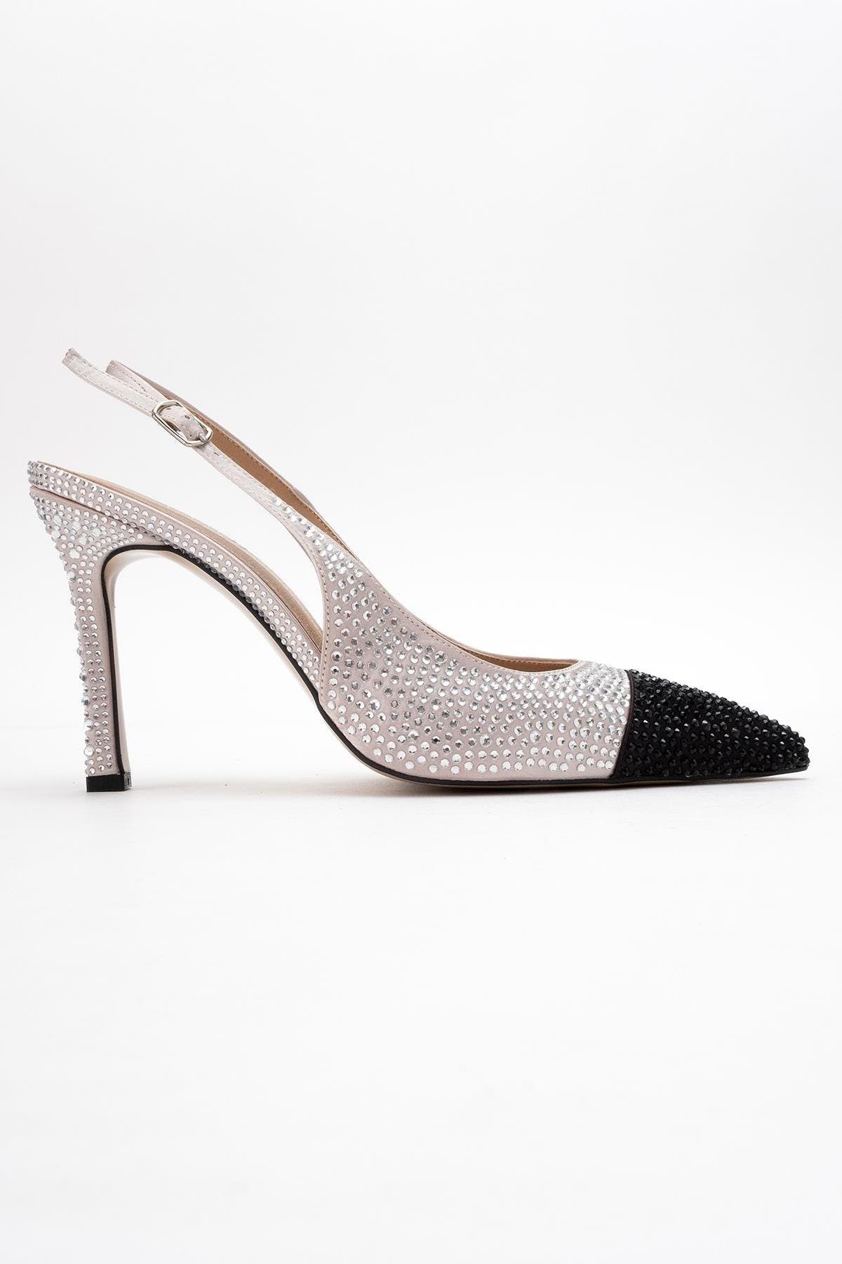 London Embellished Pointed Toe Pump, Alternate, color, Beige