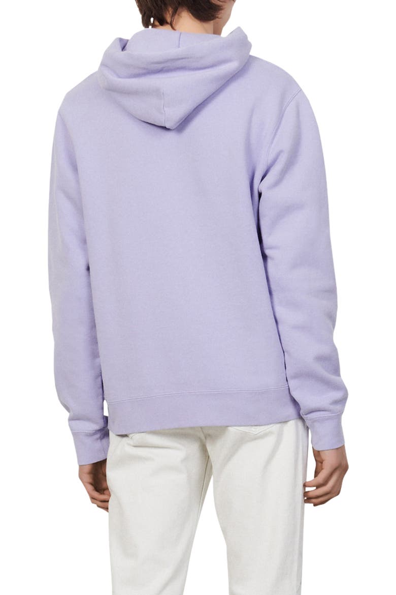 Embroidered Logo Hoodie, Alternate, color, MAUVE
