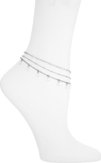 Set of 3 Anklets