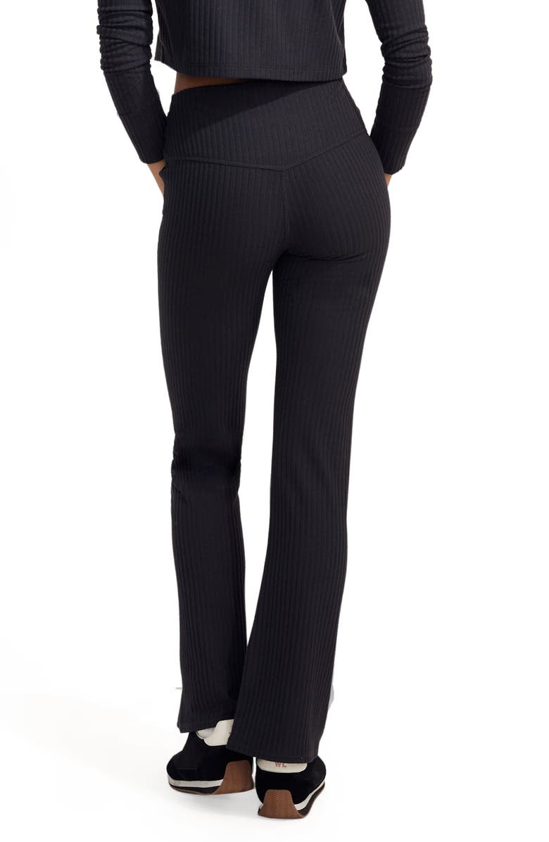 MWL Brushed Rib Flare Leggings, Alternate, color,