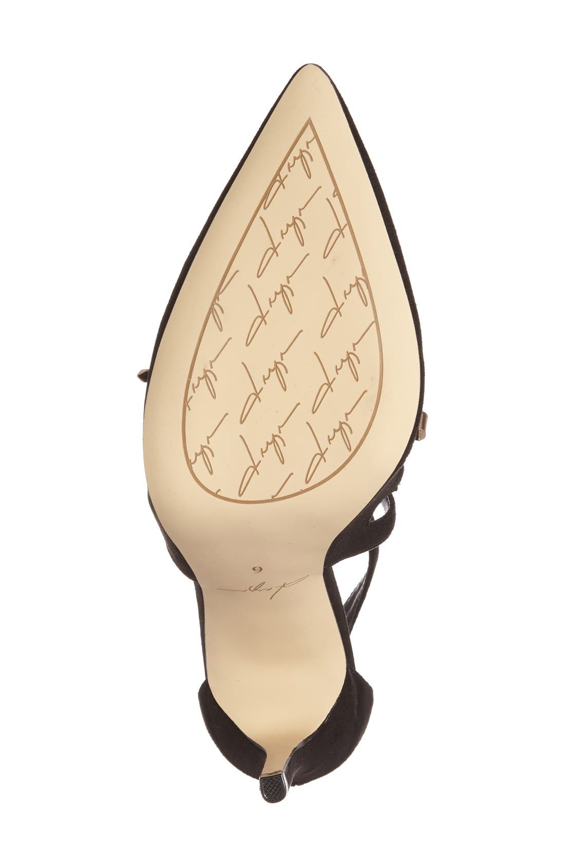 by Zendaya 'Aaron' Pointy Toe Pump, Alternate, color, BLACK SUEDE