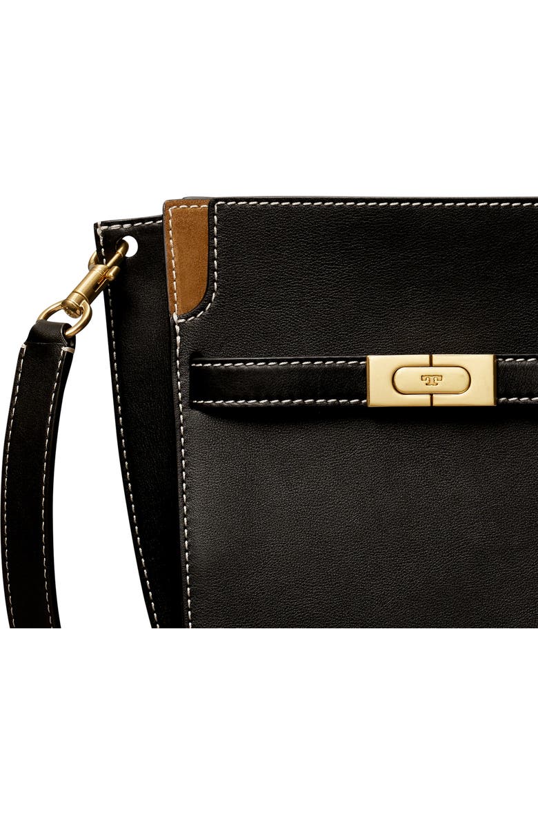 Tory Burch Lee Radziwill Leather Double Bucket Bag, Alternate, color,