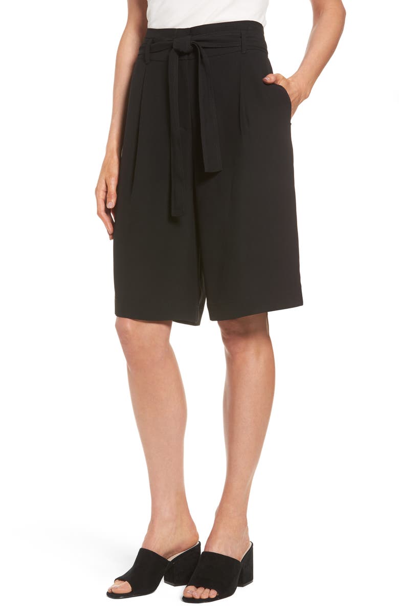 Halogen<sup>®</sup> Belted Wide Leg Shorts, Main, color, 