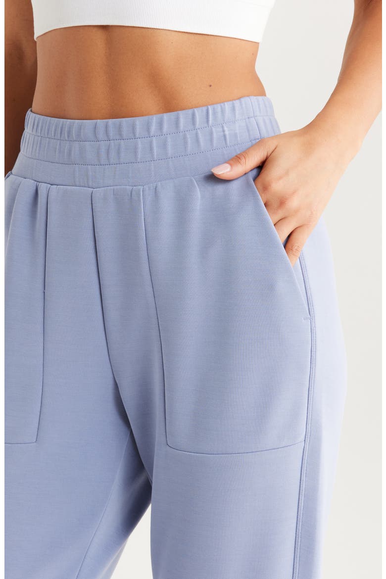 Soft Luxe High Waist Joggers, Alternate, color, BLUE TEMPEST