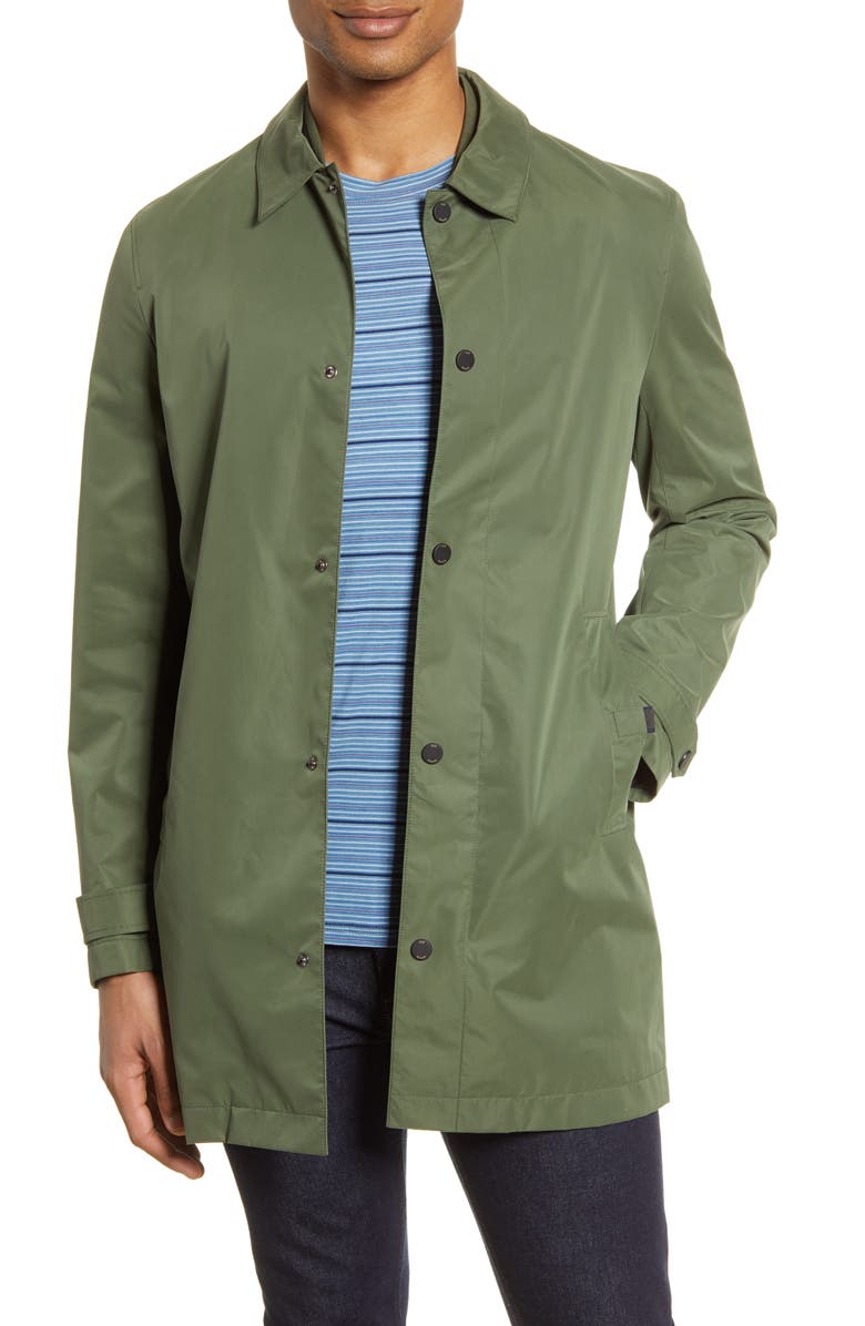 Ted Baker London Slim Fit Packable Mac Jacket, Main, color, 