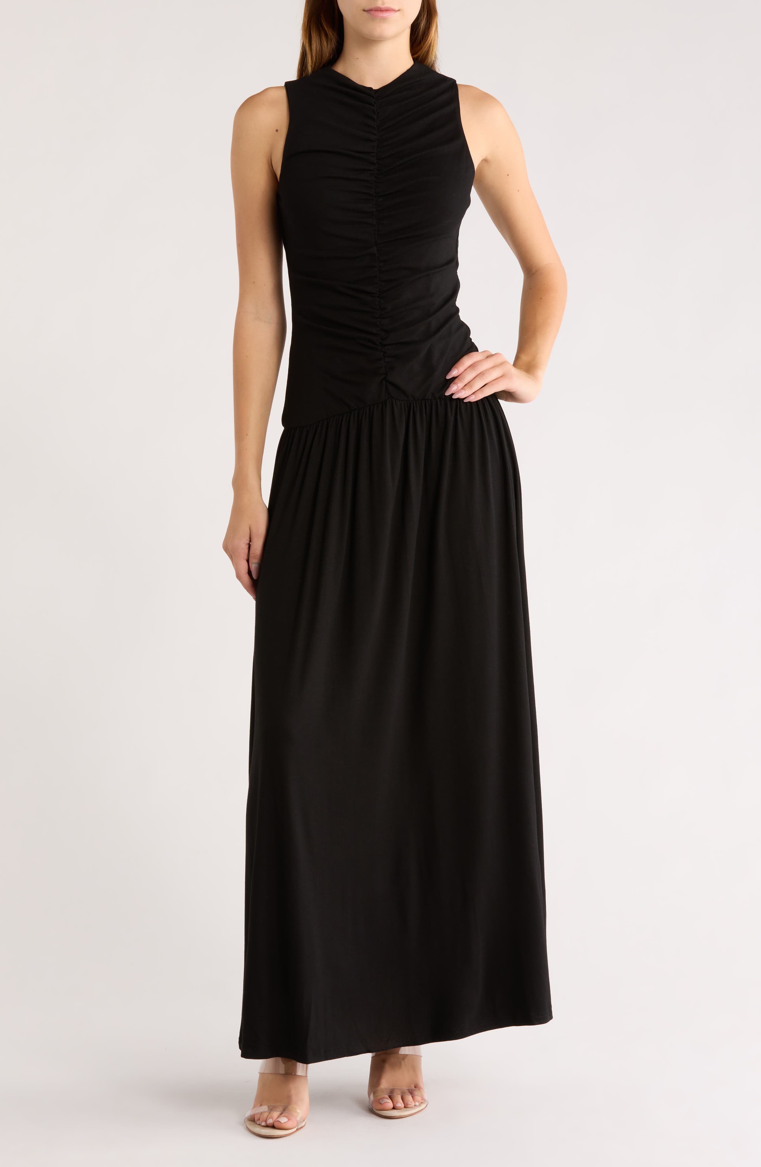 AREA STARS Caressa Sleeveless Maxi Dress