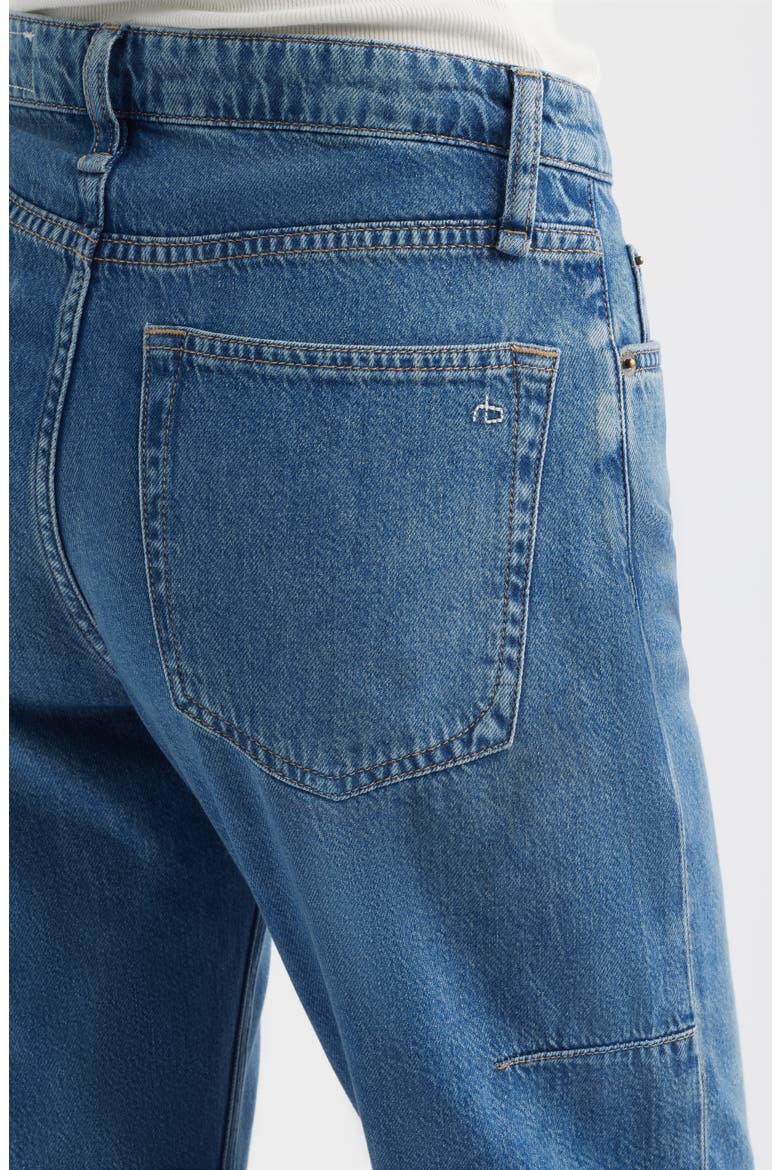 Featherweight Stevie Mid Rise Slim Tapered Jeans, Alternate, color, ECHO