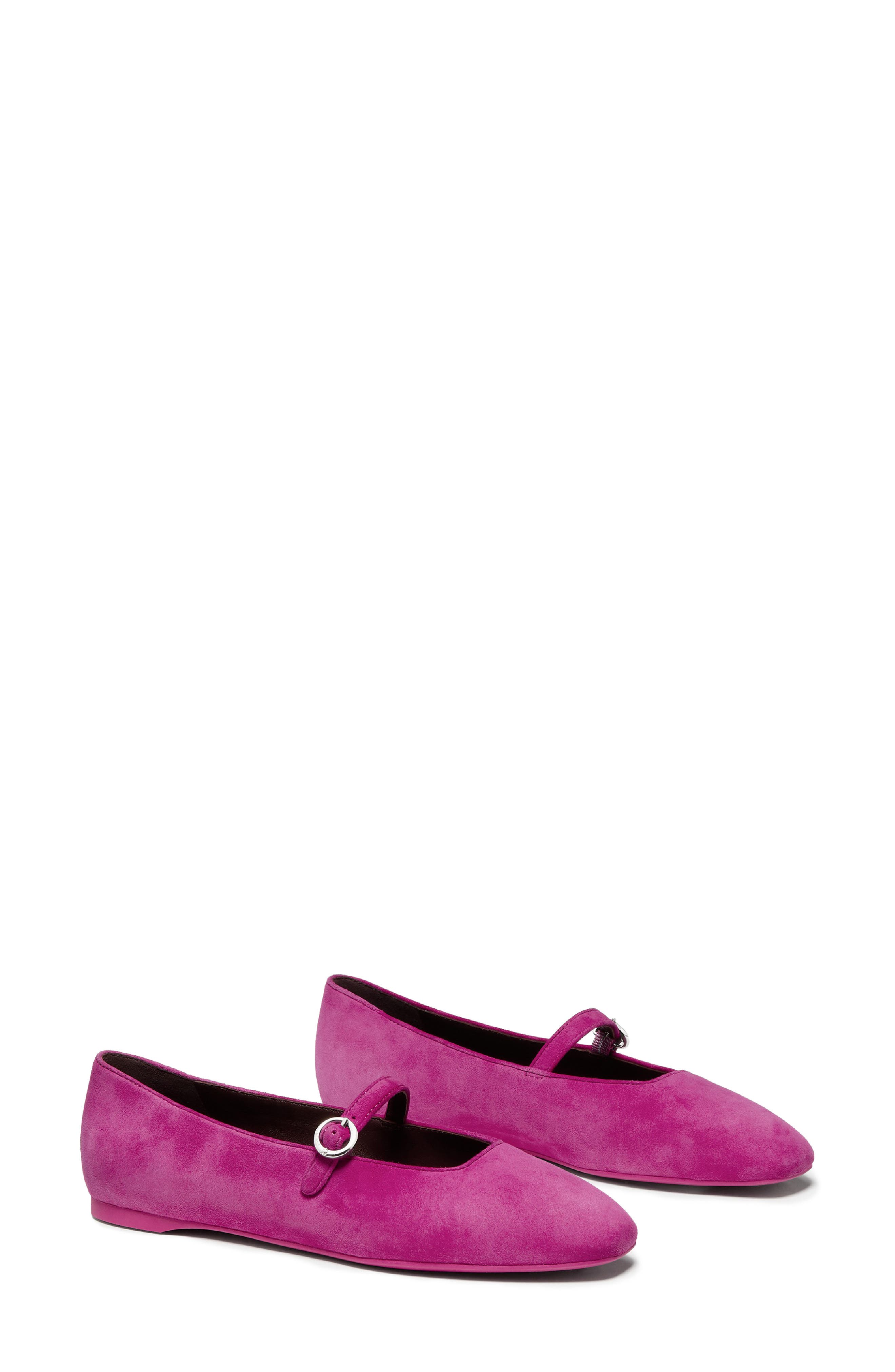 halo mary jane flat, Alternate, color, BEET