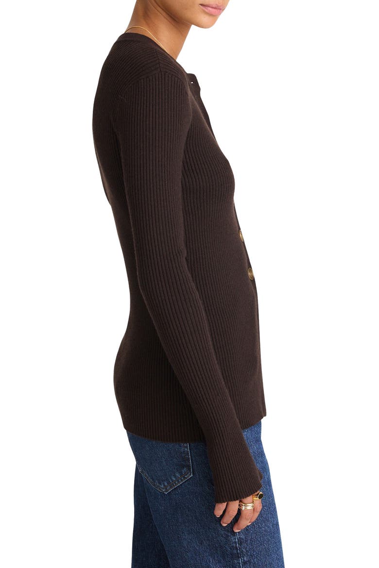 Longline Cardigan Jacket, Alternate, color, MOLASSES
