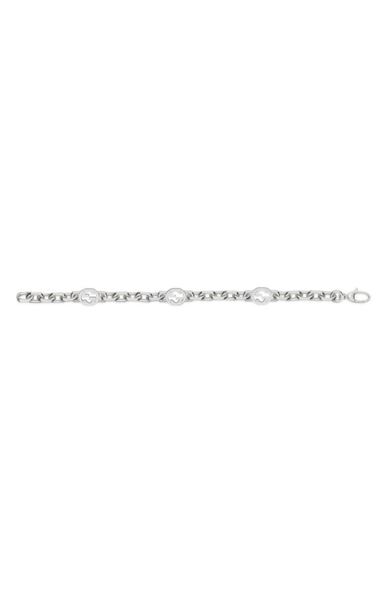 Gucci Interlocking G Station Bracelet, Alternate, color, 
