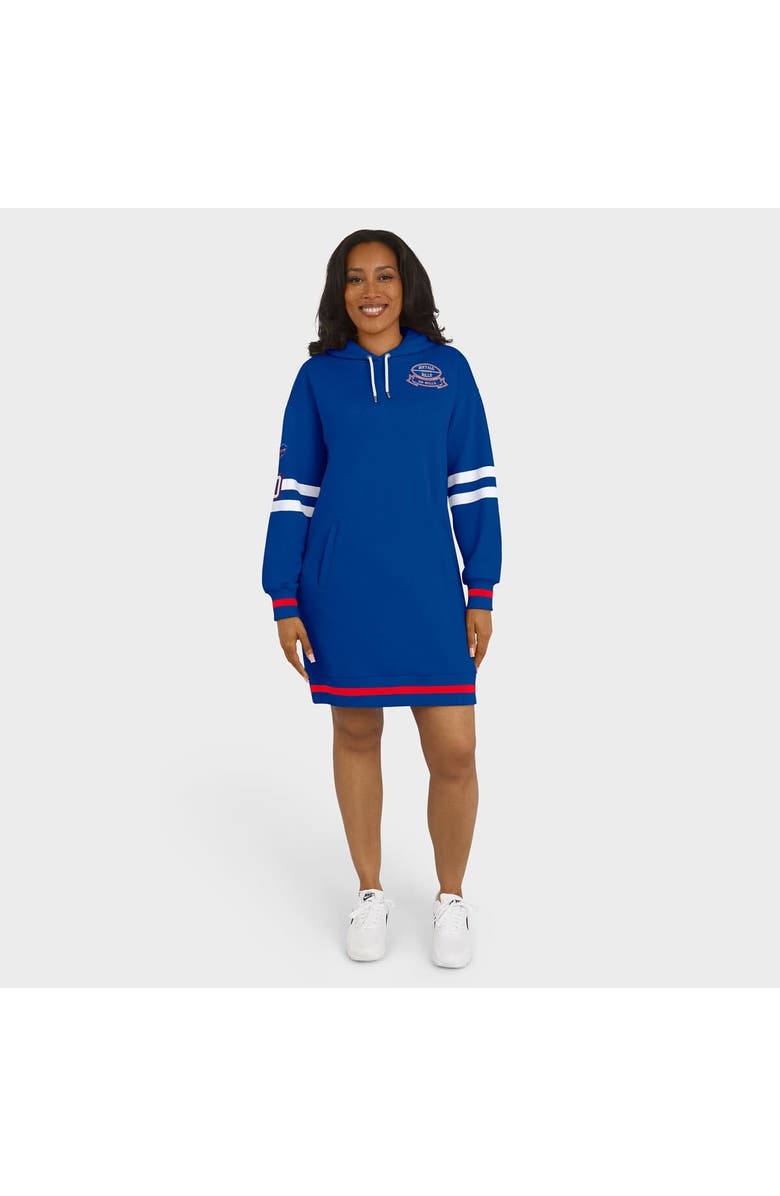 WEAR by Erin Andrews Women's WEAR by Erin Andrews Royal Buffalo Bills Hoodie Dress, Alternate, color,