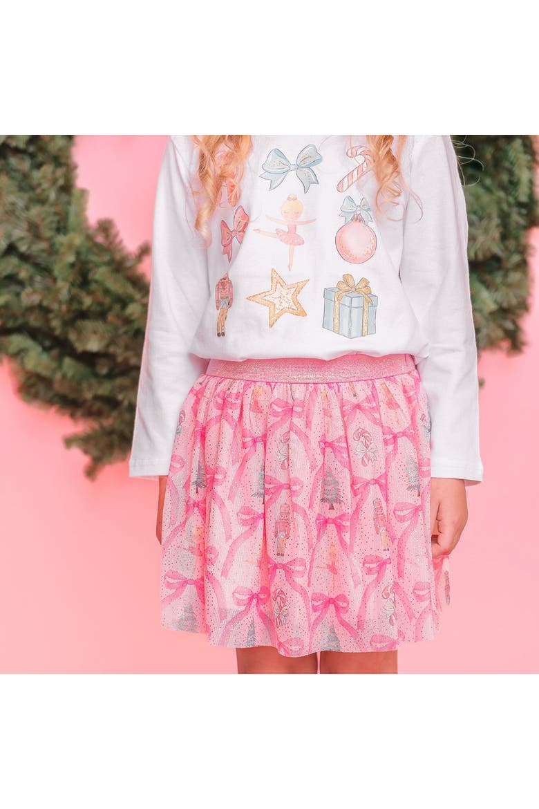 Nutcracker Trellis Christmas Tutu, Alternate, color, Pink