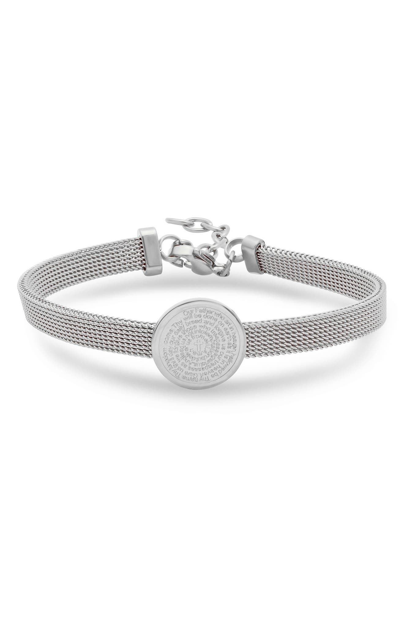 HMY JEWELRY Stainless Steel Prayer Bracelet