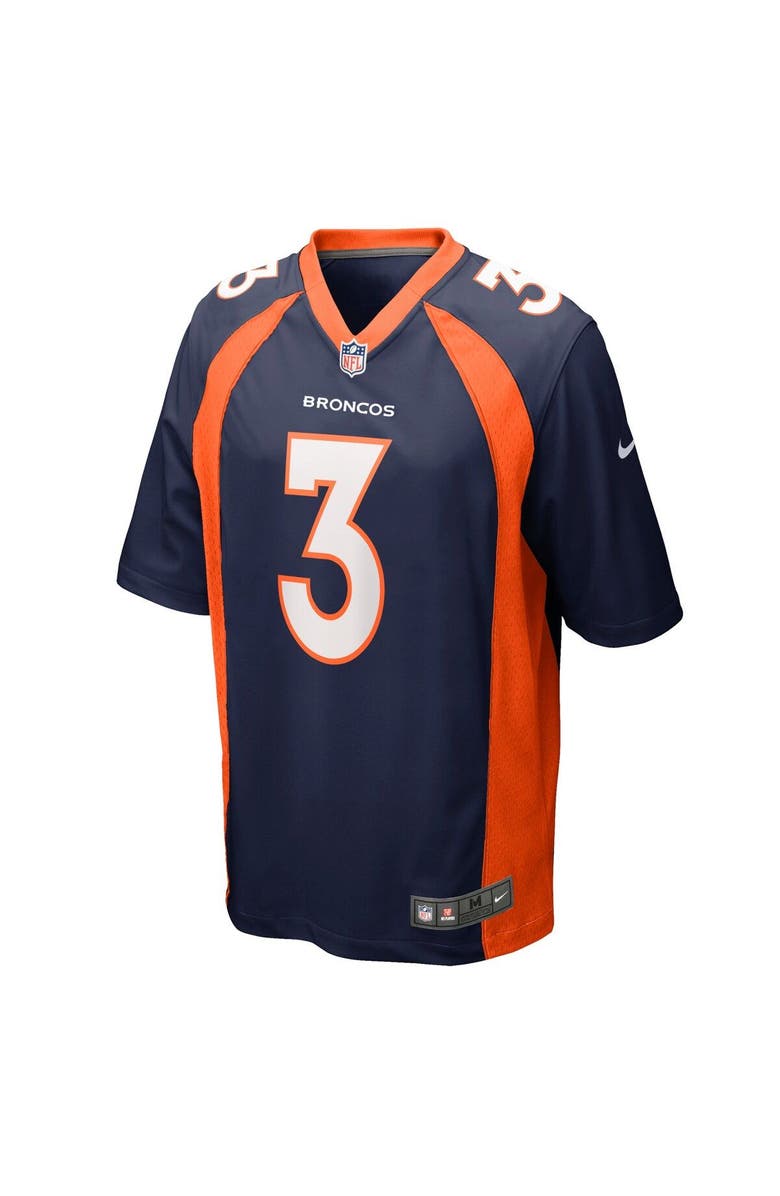 Nike Youth Nike Russell Wilson Navy Denver Broncos Game Jersey, Alternate, color, 