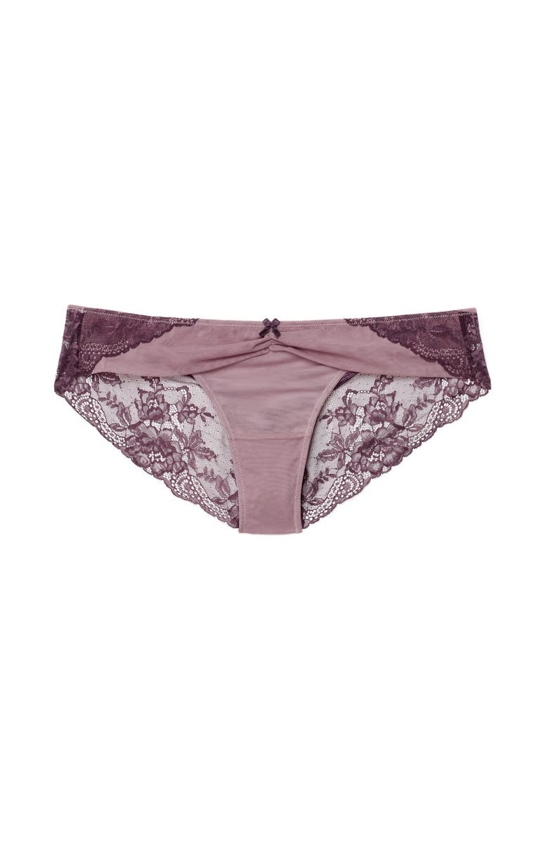 Adore Me Clairabella Bikini Panties, Main, color, Dark Purple
