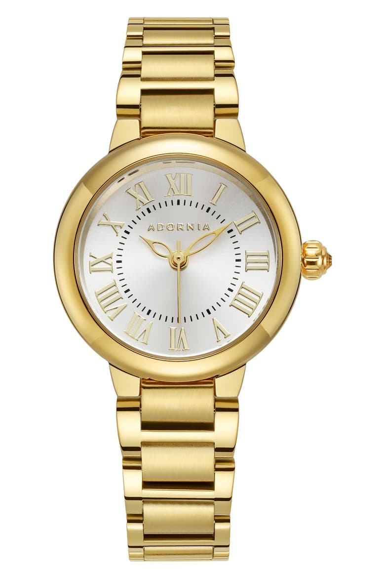 Classic Bracelet Strap Watch, 32mm, Main, color, GOLD/ WHITE