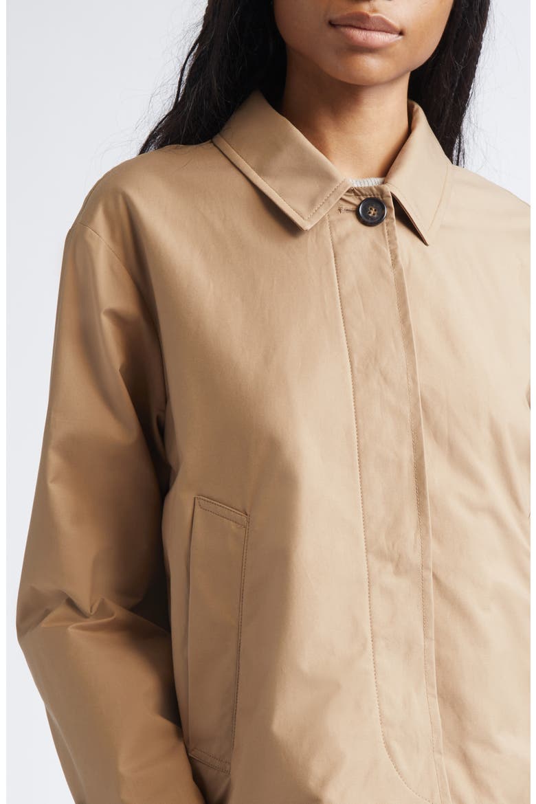 Bambola Cotton Blend Twill Trench Jacket, Alternate, color, CAMEL