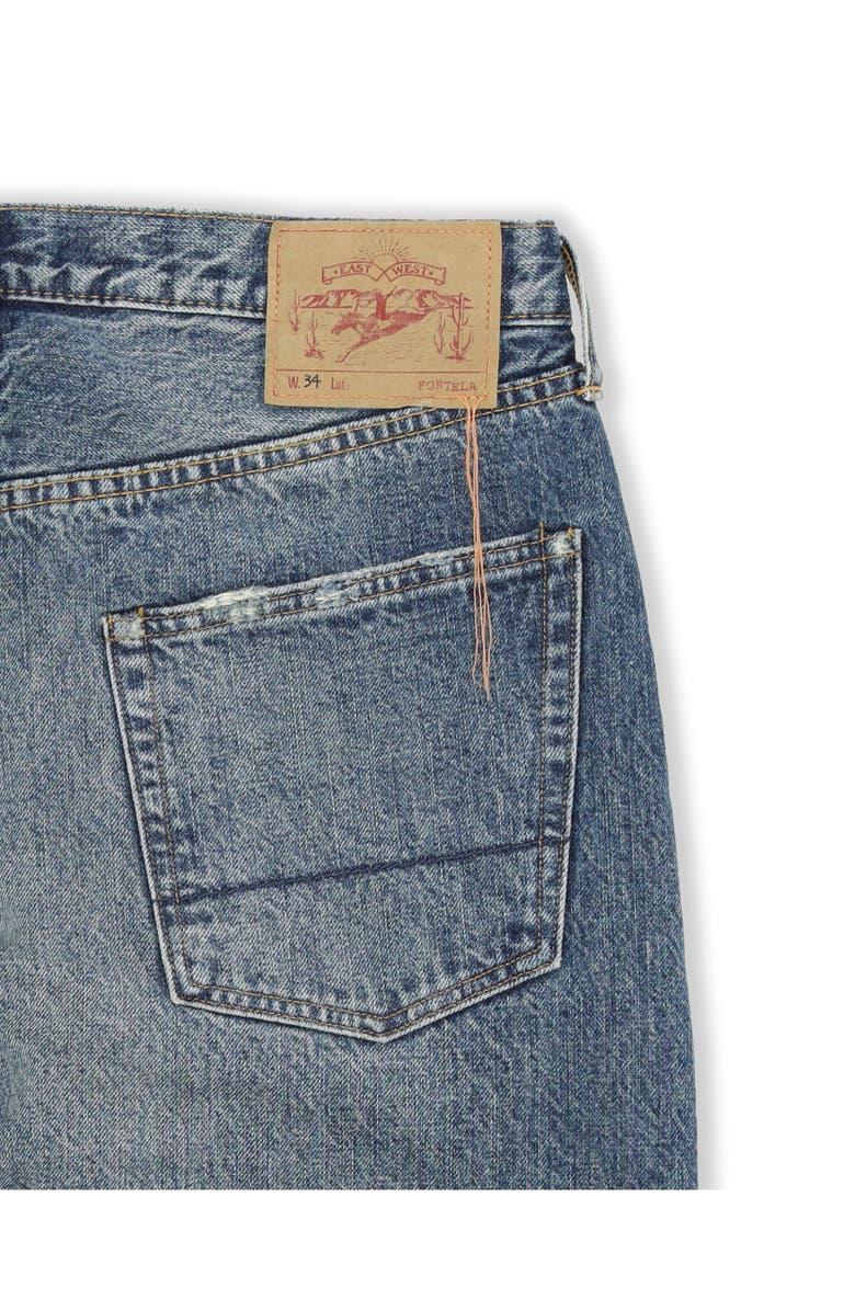 Fortela 992 Johnny 5-Pocket High-Waisted Custom Wash Denim, Alternate, color, D475