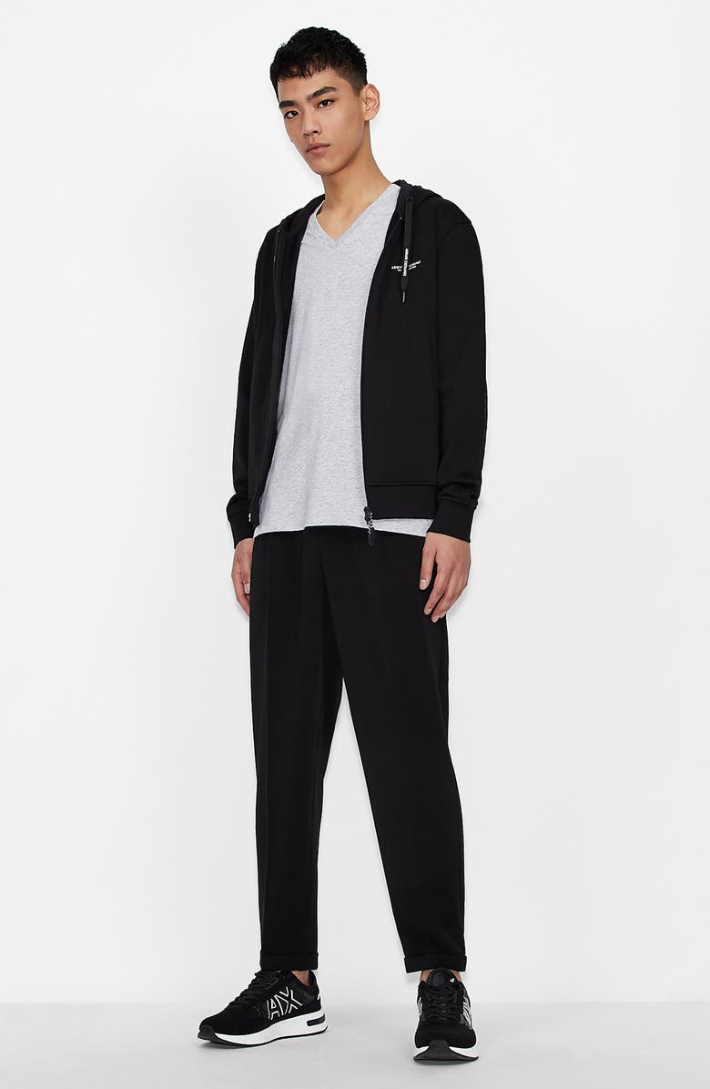 Armani Exchange Heathered V-Neck T-Shirt, Alternate, color, 