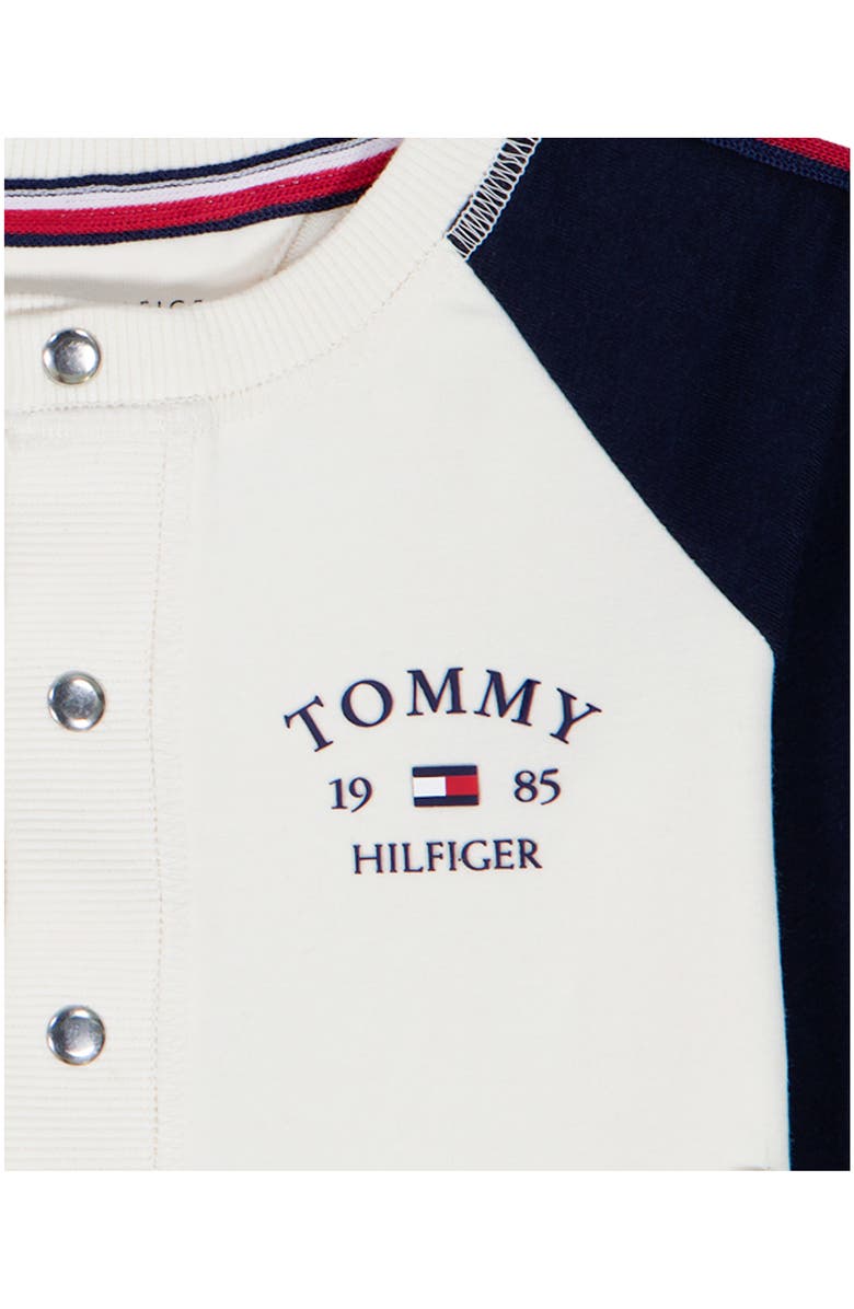 Tommy Hilfiger Logo Jacket, Bodysuit & Joggers Set, Alternate, color, 