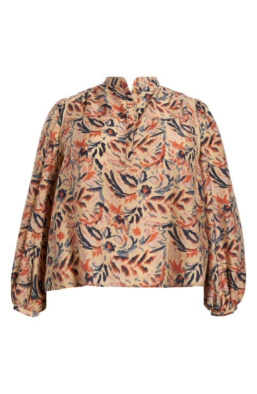 Caslonr Caslon(r) Embroidered Inset Top In Multi