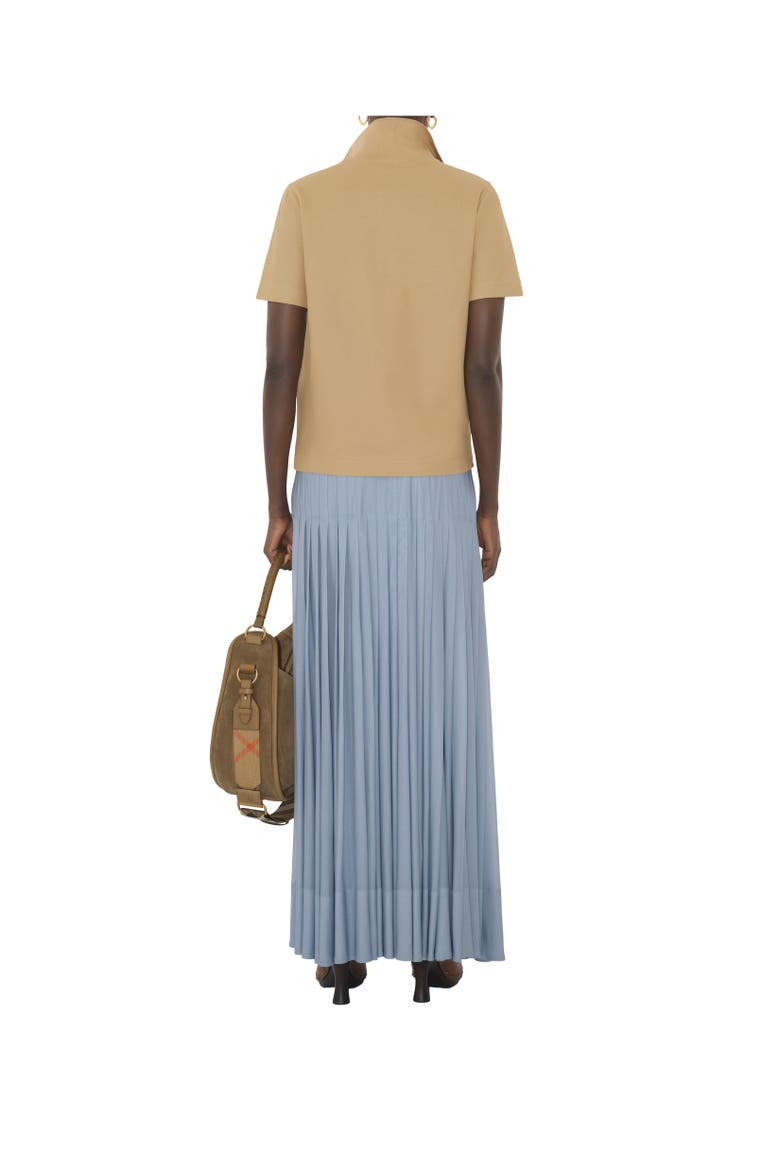 Cotton Polo Shirt, Alternate, color, Flax beige