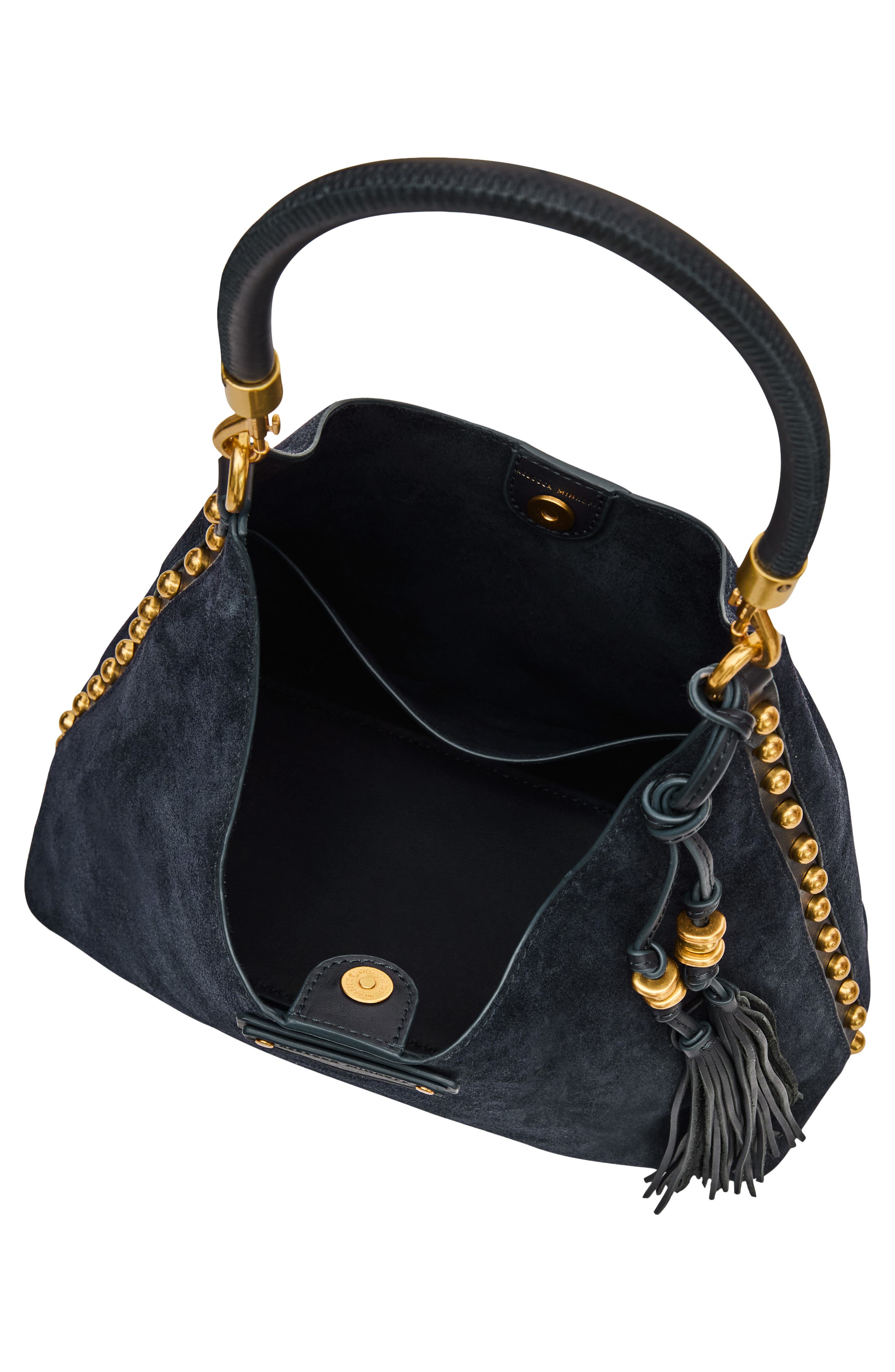 Nolita Compact Leather Hobo, Alternate, color, MIDNIGHT BLUE