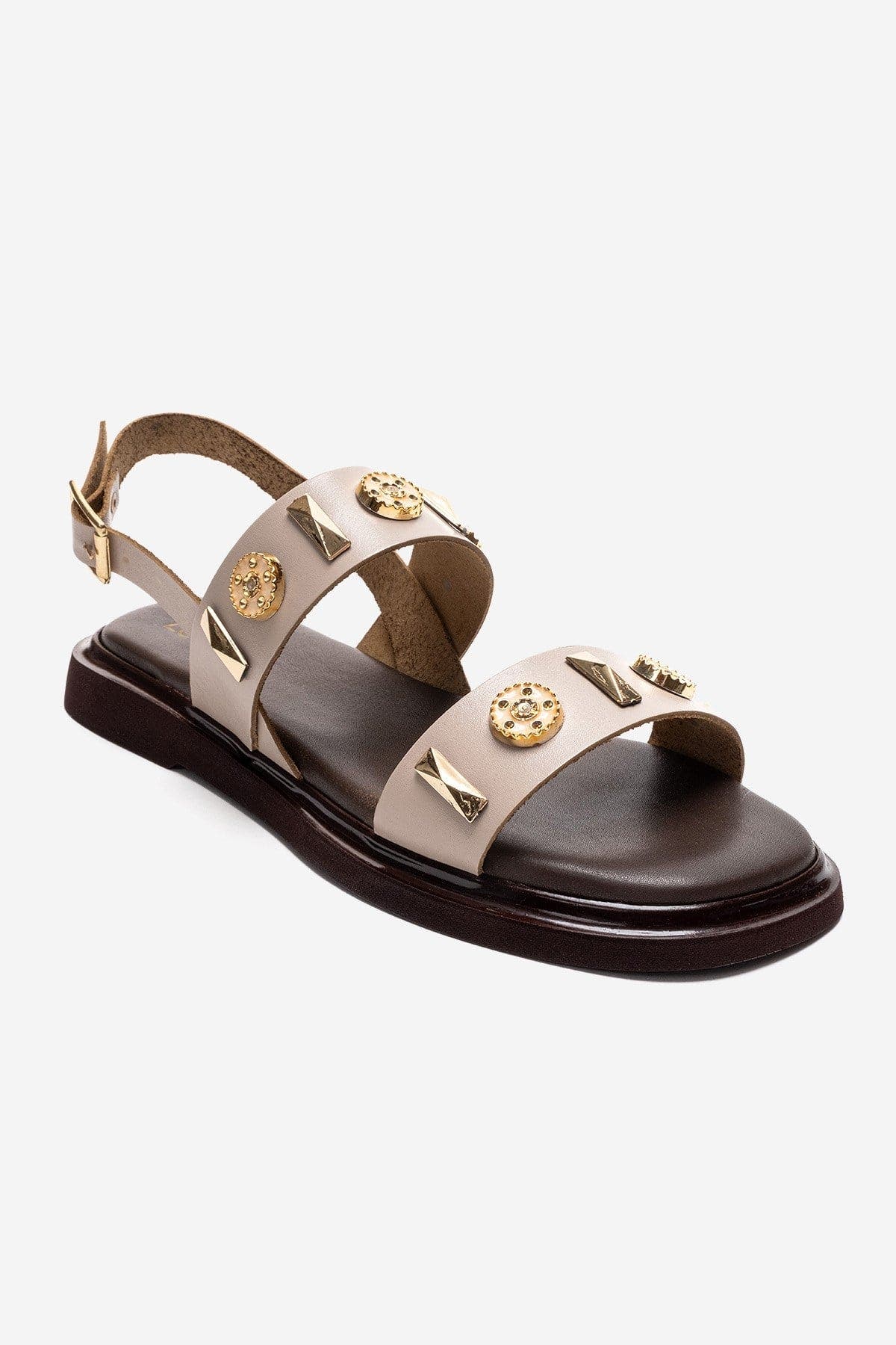 Libera Leather Sandal, Alternate, color, Beige