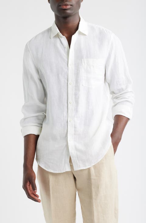 Linen Button-Up Shirt