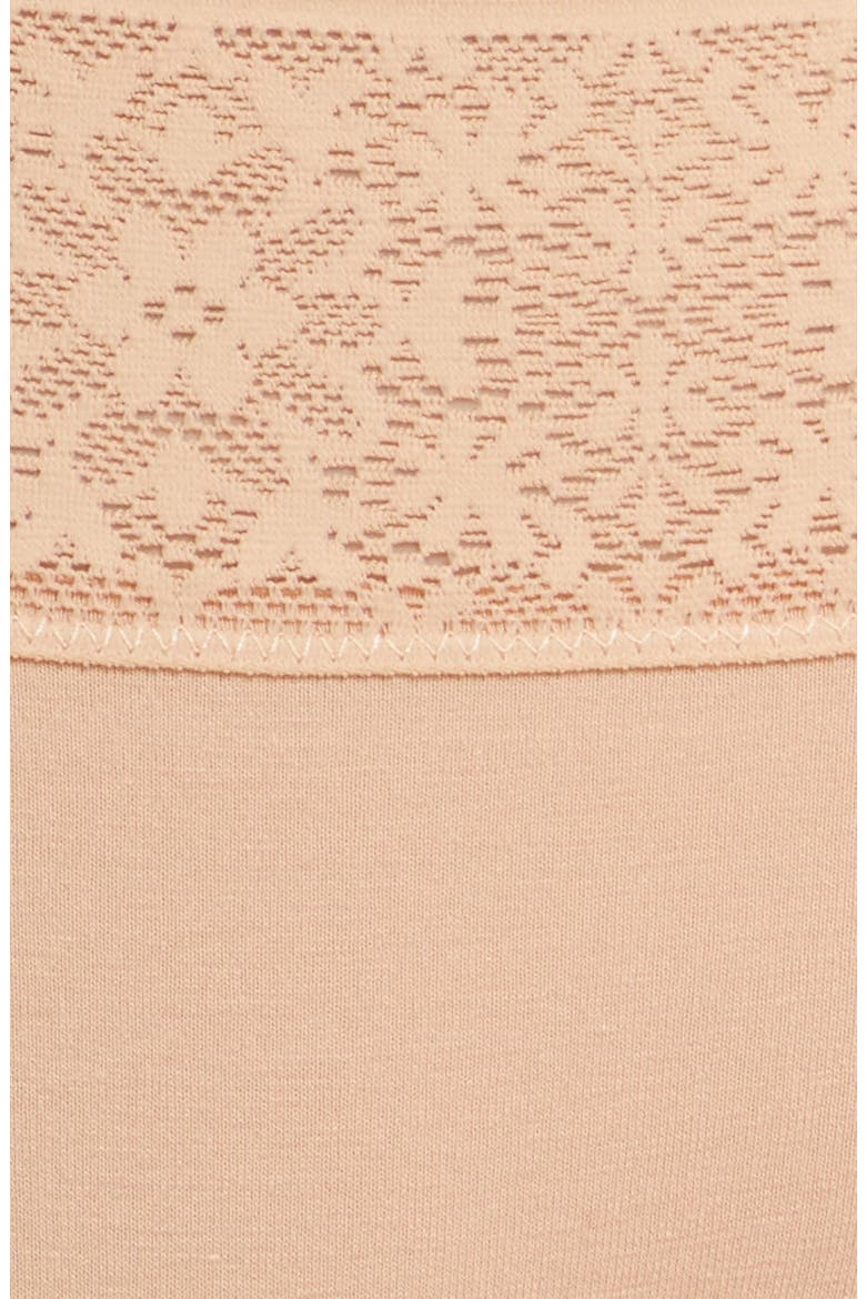 Cool Cotton Lace Briefs, Alternate, color, MAPLE SUGAR
