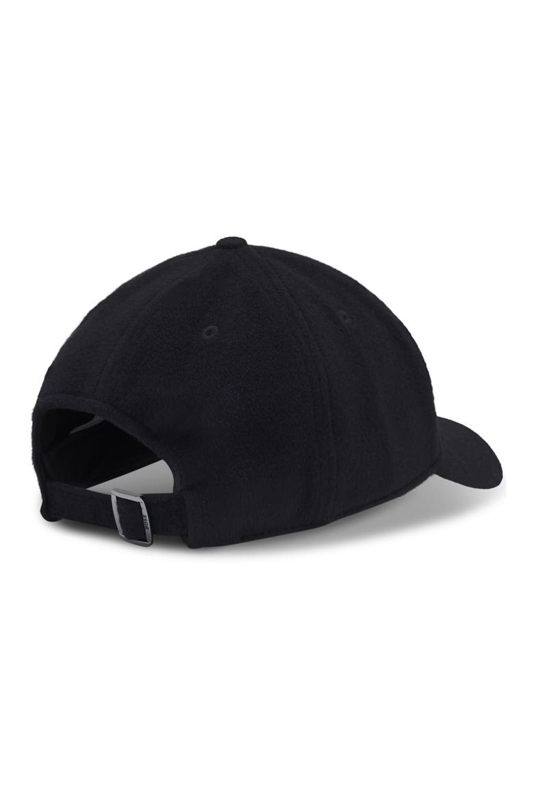 Wool & Silk Baseball Cap, Alternate, color, BLACK