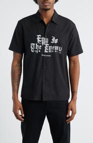 SANTO STUDIO Diego Lopes Edition - Ego is the Enemy Button-Up Shirt